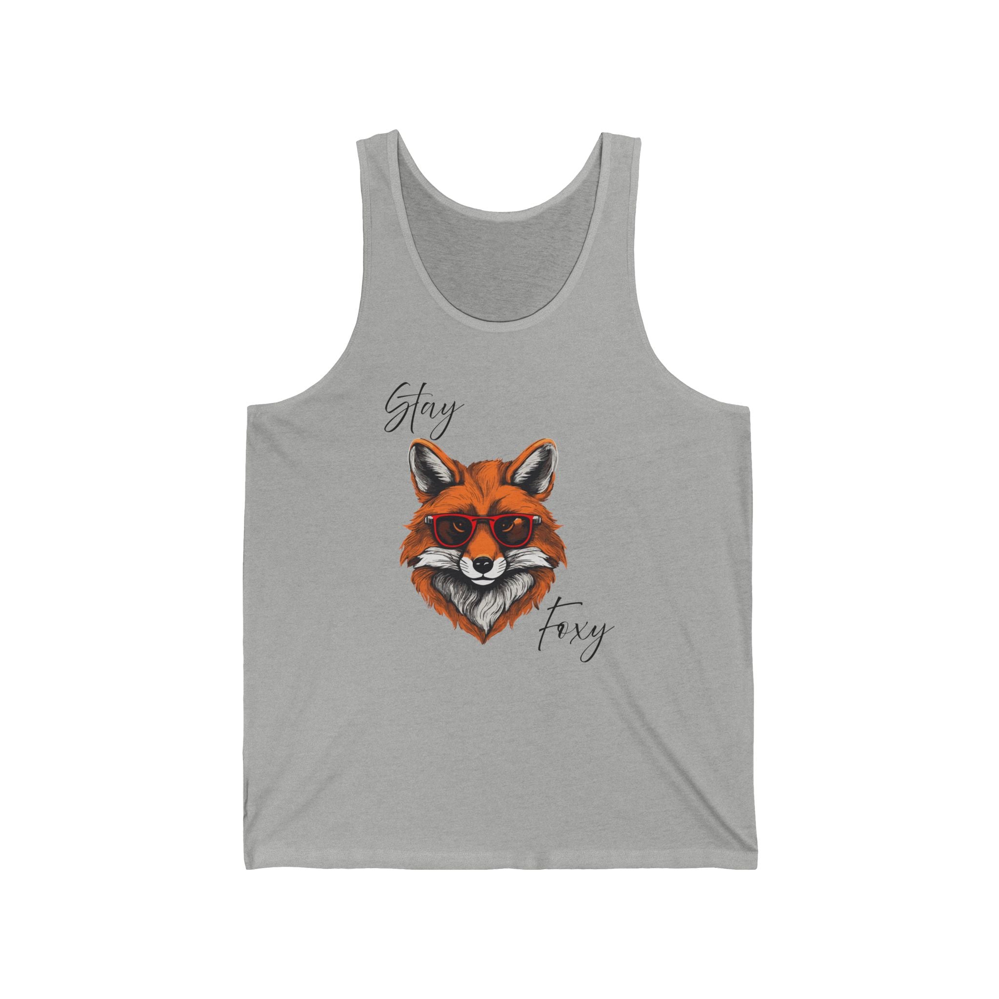 Fox Face Tank Top – Stay Foxy Graphic Women's/Unisex Summer Tank