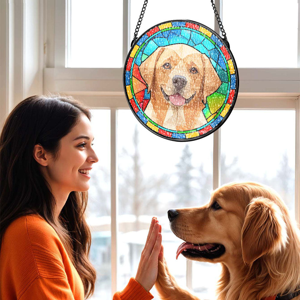 Custom Pet Stained Glass Suncatcher