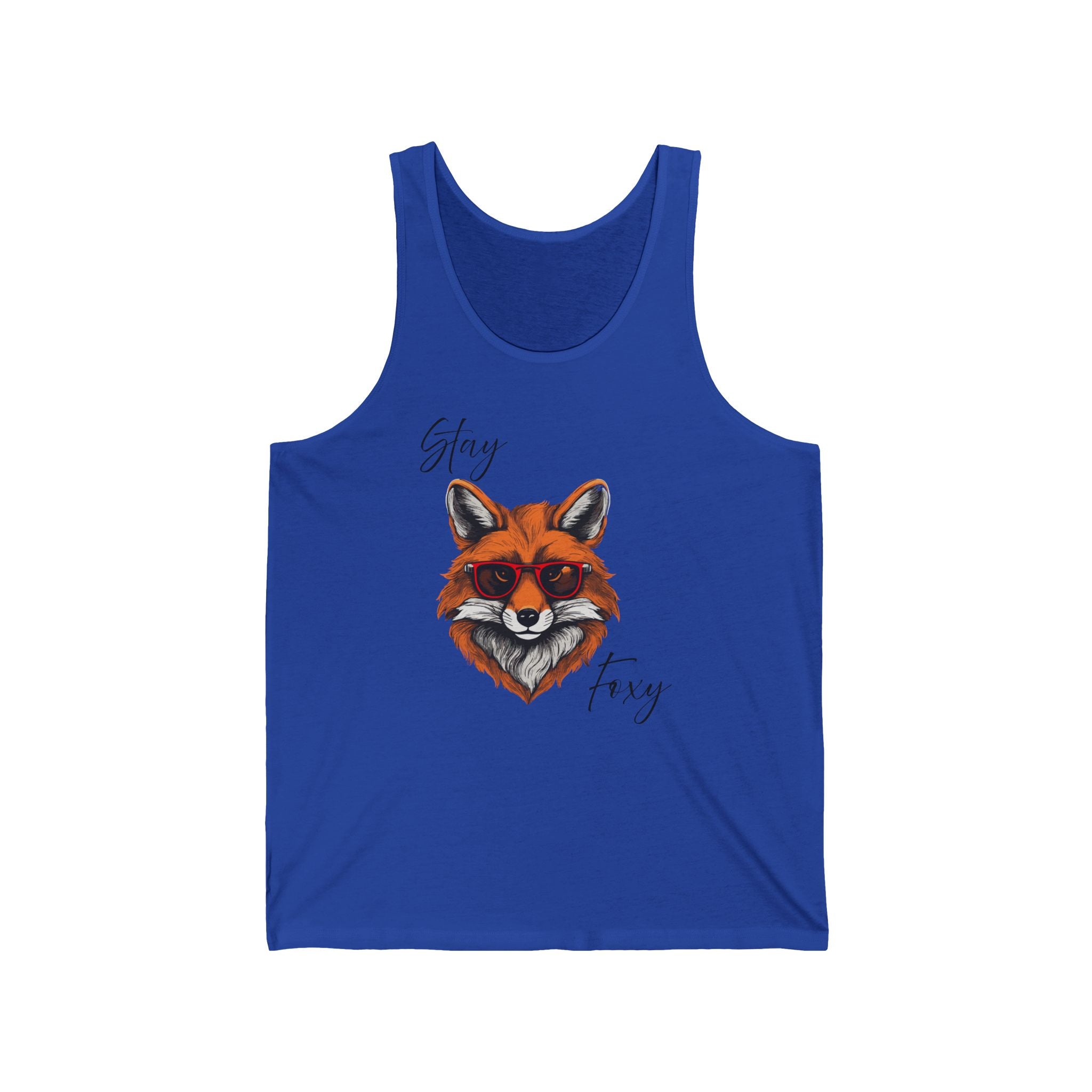Fox Face Tank Top – Stay Foxy Graphic Women's/Unisex Summer Tank