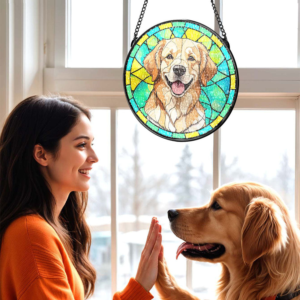 Custom Pet Stained Glass Suncatcher