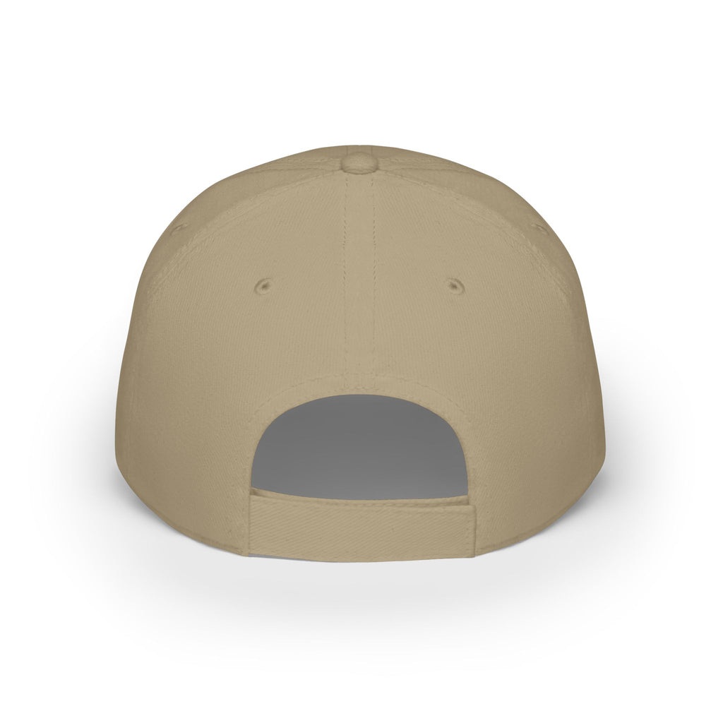 Never Camp Alone Hat — Camping Cap with Dog & Campfire Design