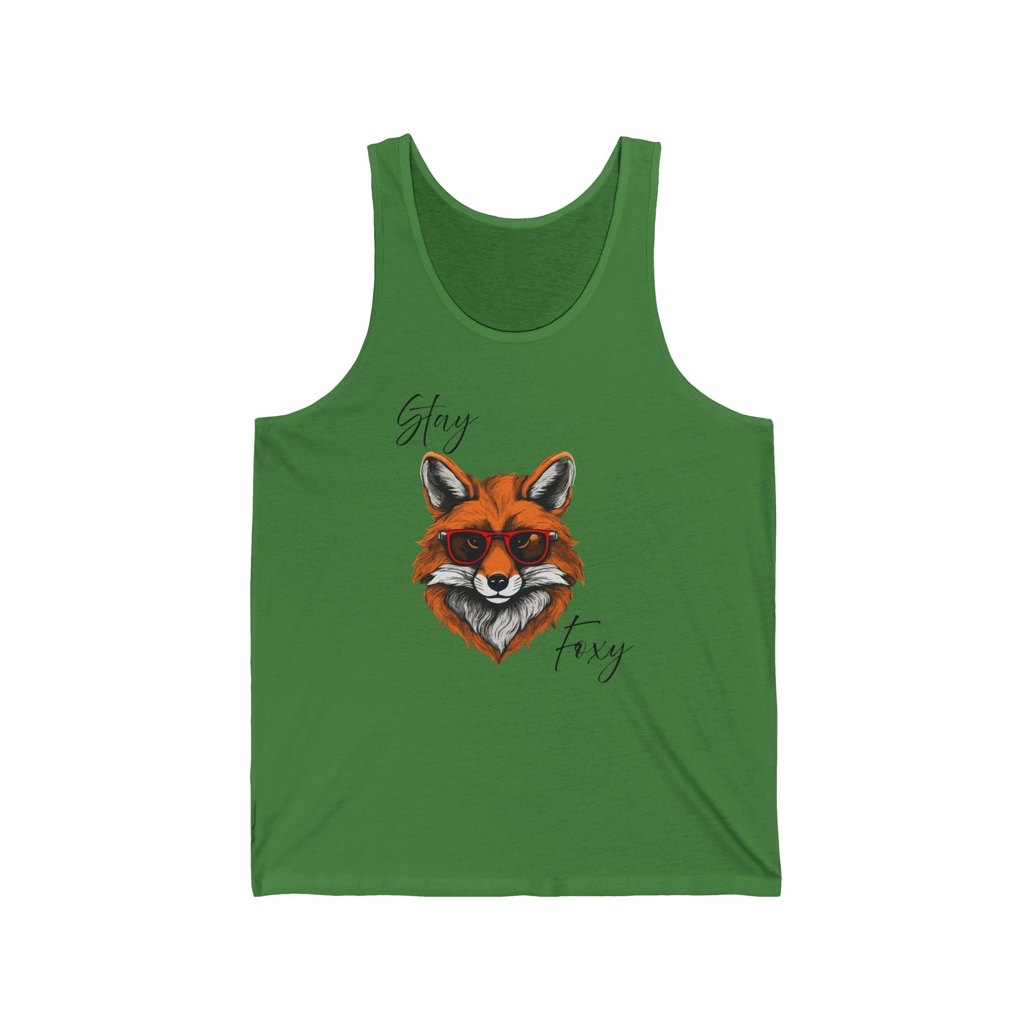 Fox Face Tank Top – Stay Foxy Graphic Women's/Unisex Summer Tank