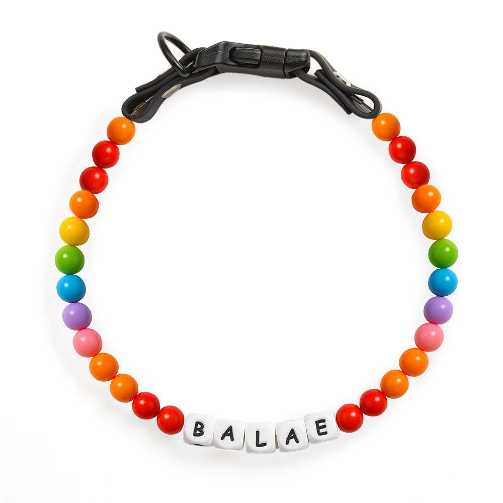Custom Name Colorful Pet Beaded Collars – Personalized Gift for Pet Lovers Perfect for International Dog Day MadeMine